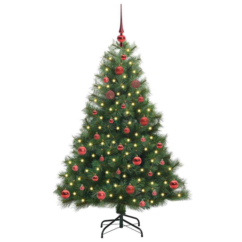 Sapin de Noël artificiel avec 150 LED Vert 150 cm PE et PVC - XIOS