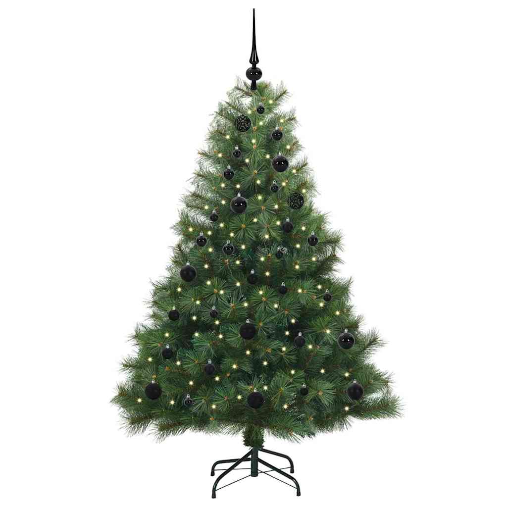 Sapin de Noël artificiel avec 150 LED Vert 150 cm PE et PVC - XIOS