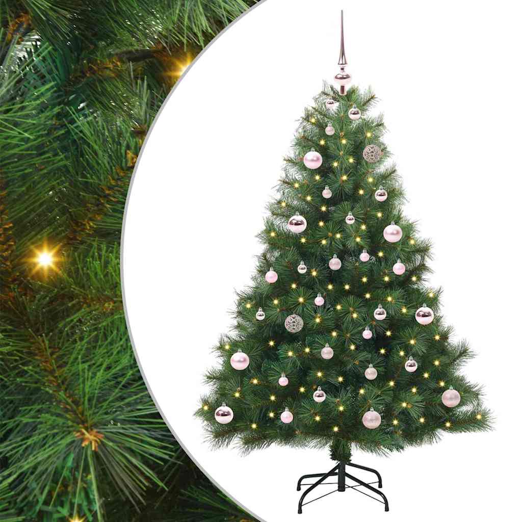 Sapin de Noël artificiel avec 150 LED Vert 150 cm PE et PVC - XIOS