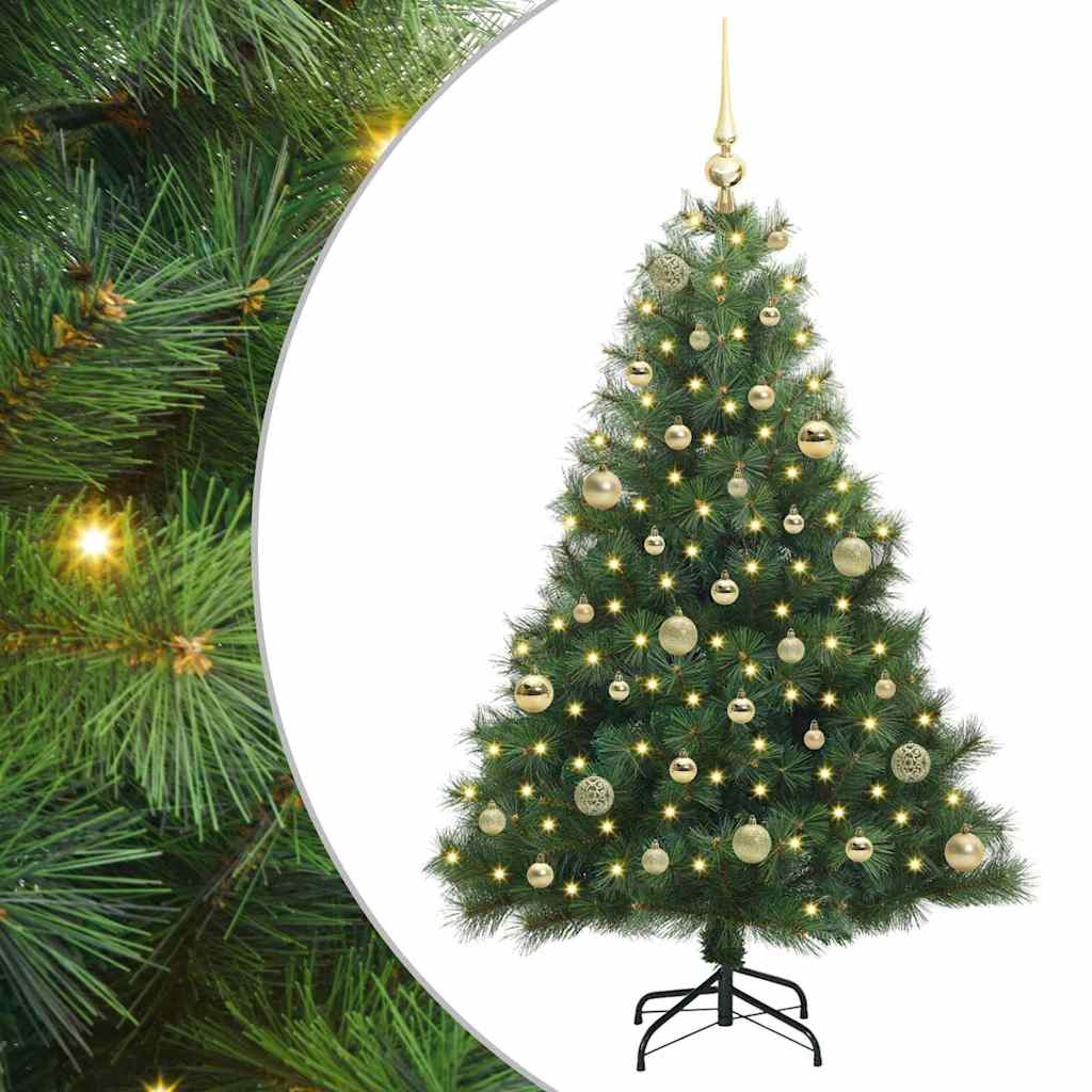 Sapin de Noël artificiel avec 150 LED Vert 150 cm PE et PVC - XIOS