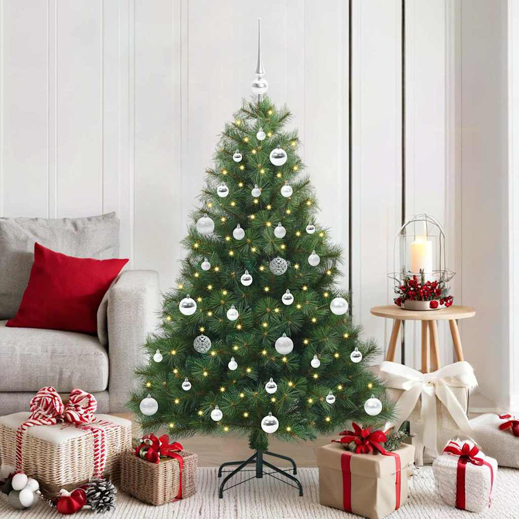 Sapin de Noël artificiel avec 150 LED Vert 150 cm PE et PVC - XIOS