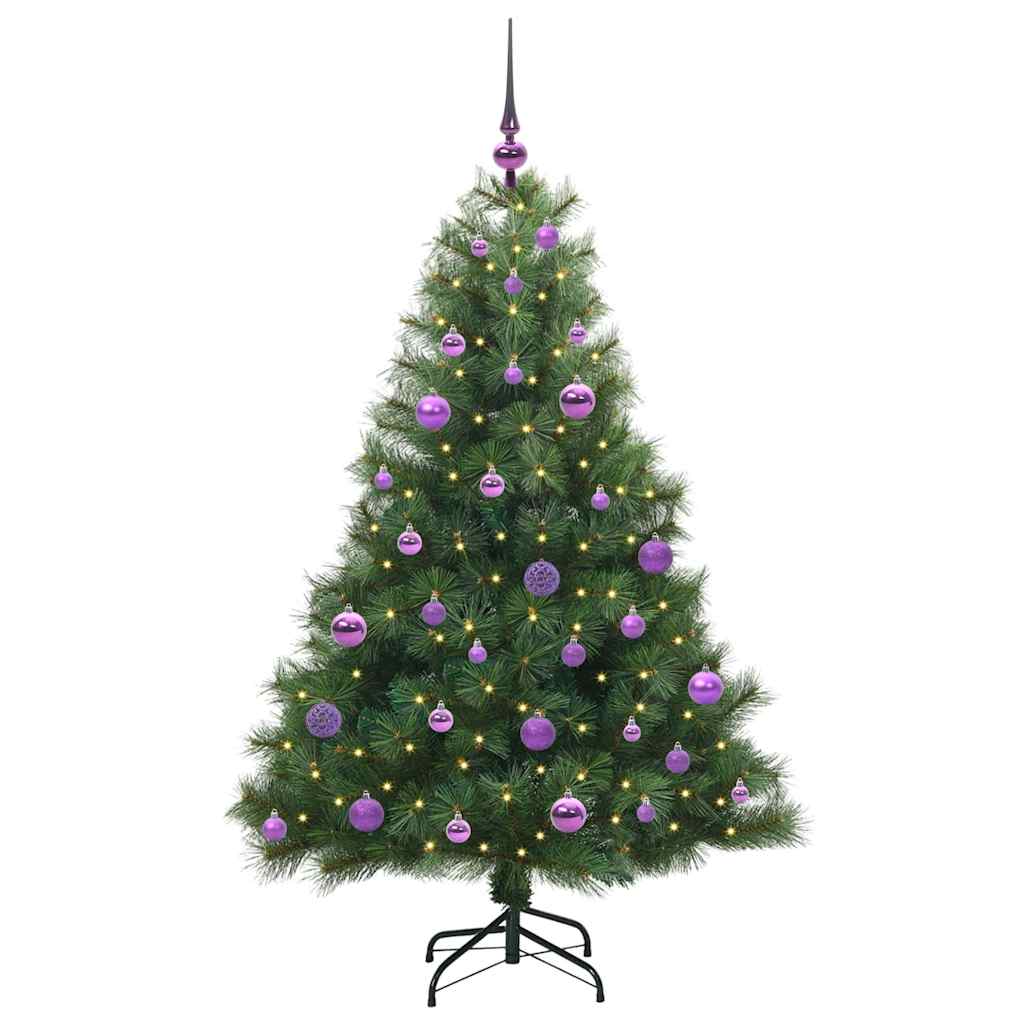 Sapin de Noël artificiel avec 150 LED Vert 150 cm PE et PVC - XIOS