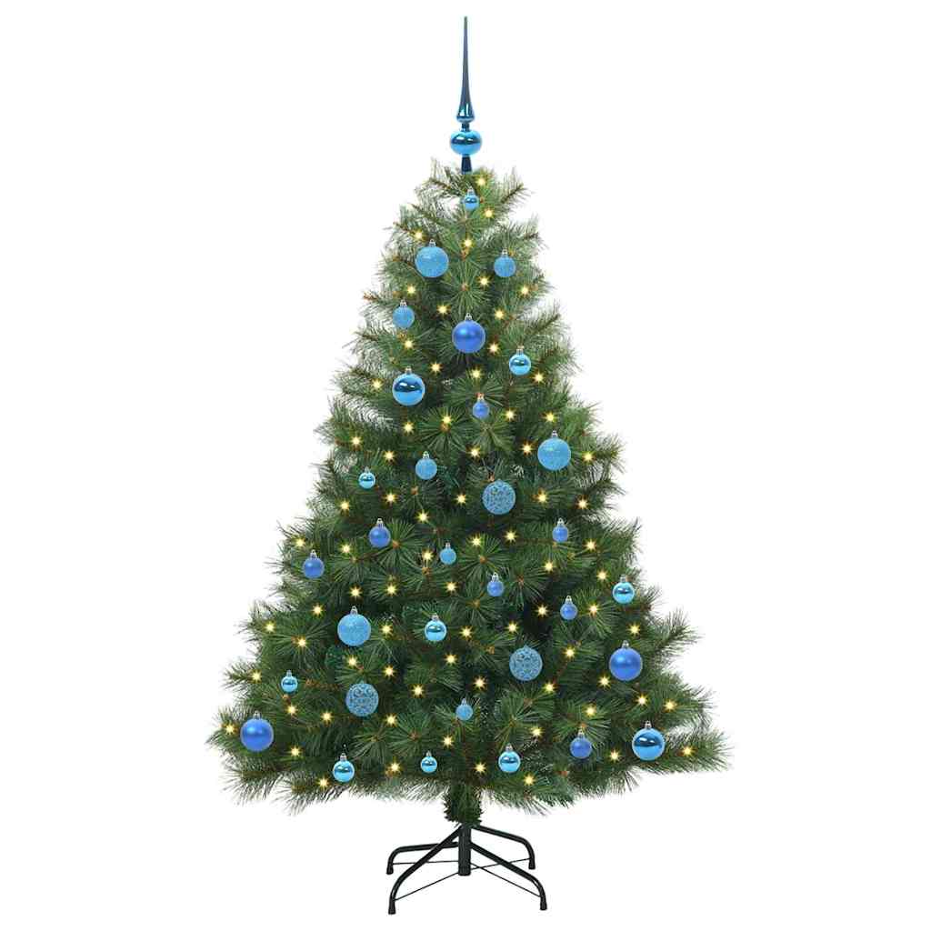 Sapin de Noël artificiel avec 150 LED Vert 150 cm PE et PVC - XIOS