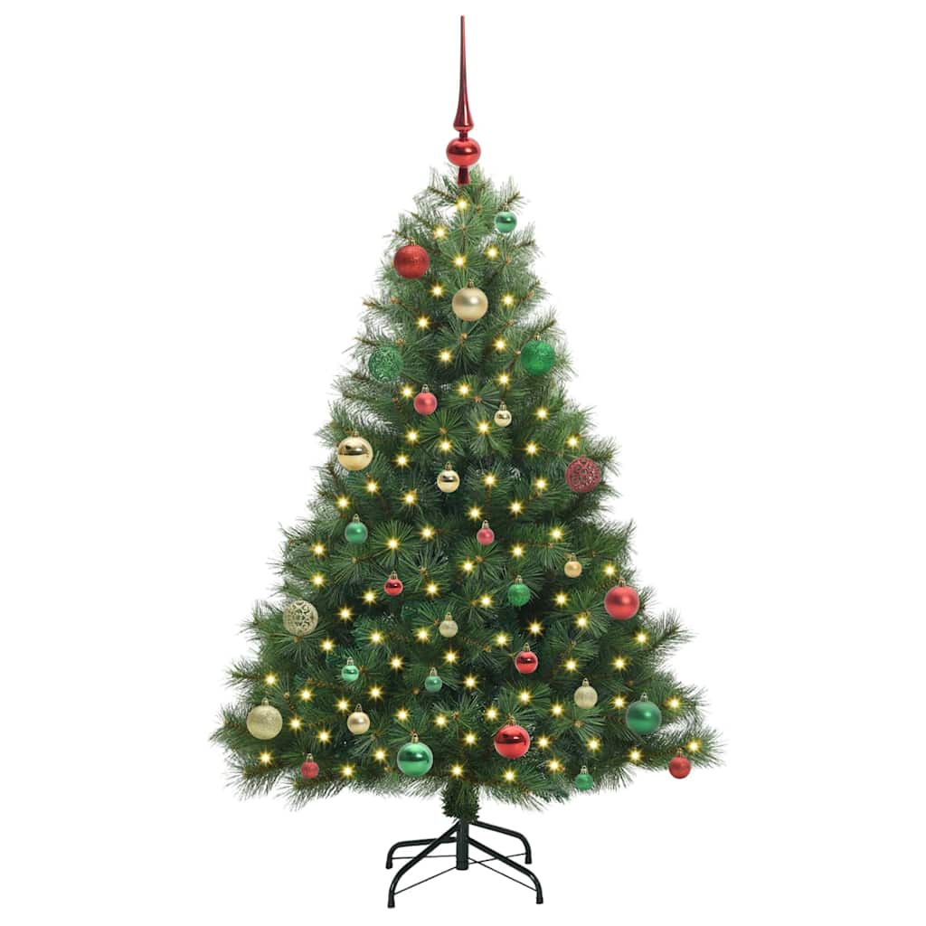 Sapin de Noël artificiel avec 150 LED Vert 150 cm PE et PVC - XIOS
