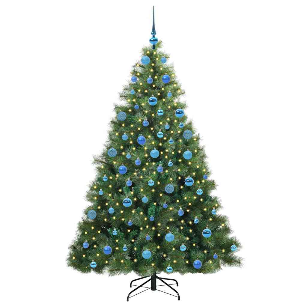 Sapin de Noël artificiel avec 300 LED Vert 180 cm PE et PVC - XIOS