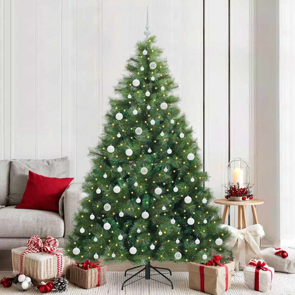 Sapin de Noël artificiel avec 300 LED Vert 210 cm PE et PVC - XIOS