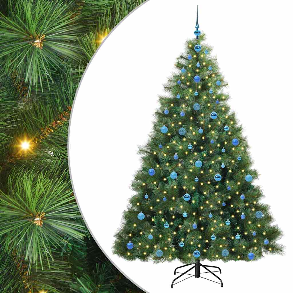Sapin de Noël artificiel avec 300 LED Vert 210 cm PE et PVC - XIOS
