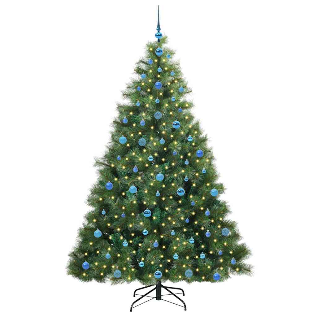 Sapin de Noël artificiel avec 300 LED Vert 210 cm PE et PVC - XIOS