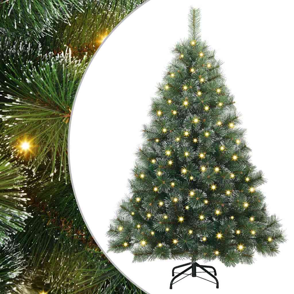 Sapin de Noël artificiel avec 150 LED Vert 120 cm PE et PVC - XIOS