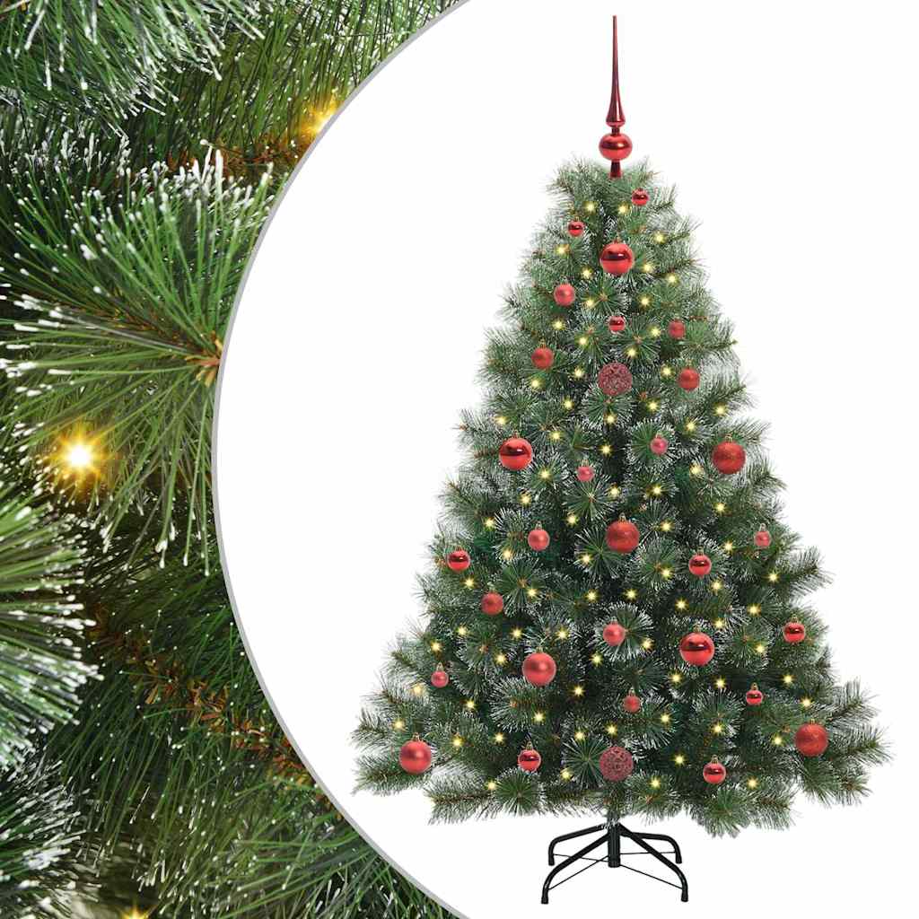 Sapin de Noël artificiel avec 150 LED Vert 120 cm PE et PVC - XIOS