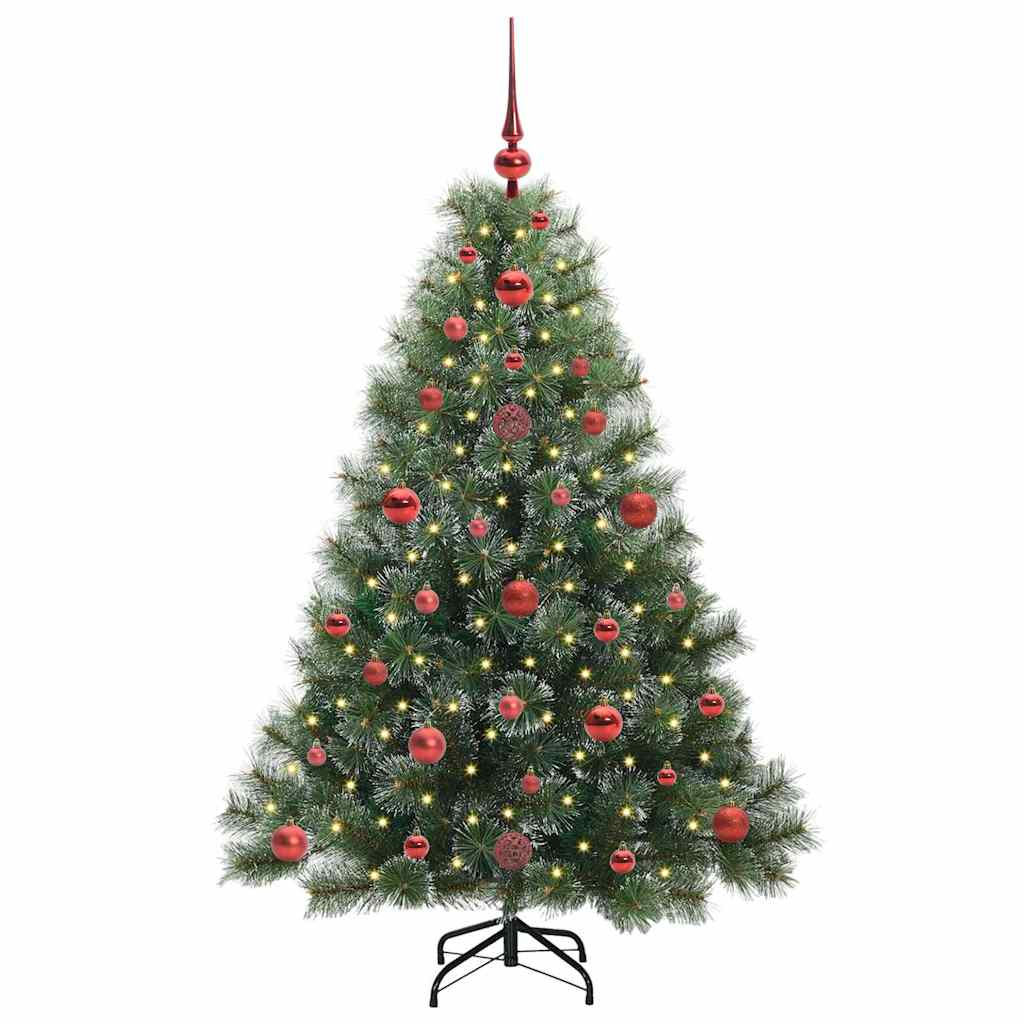 Sapin de Noël artificiel avec 150 LED Vert 120 cm PE et PVC - XIOS