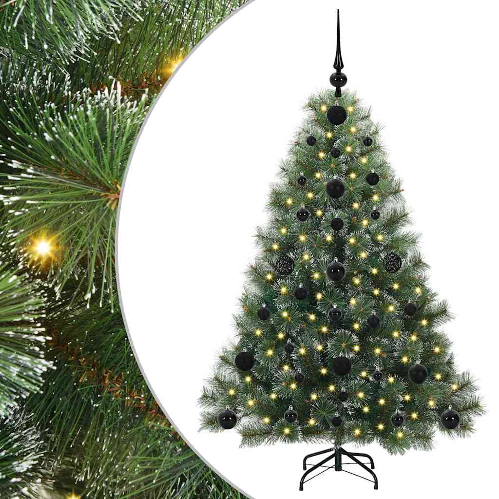 Sapin de Noël artificiel avec 150 LED Vert 120 cm PE et PVC - XIOS