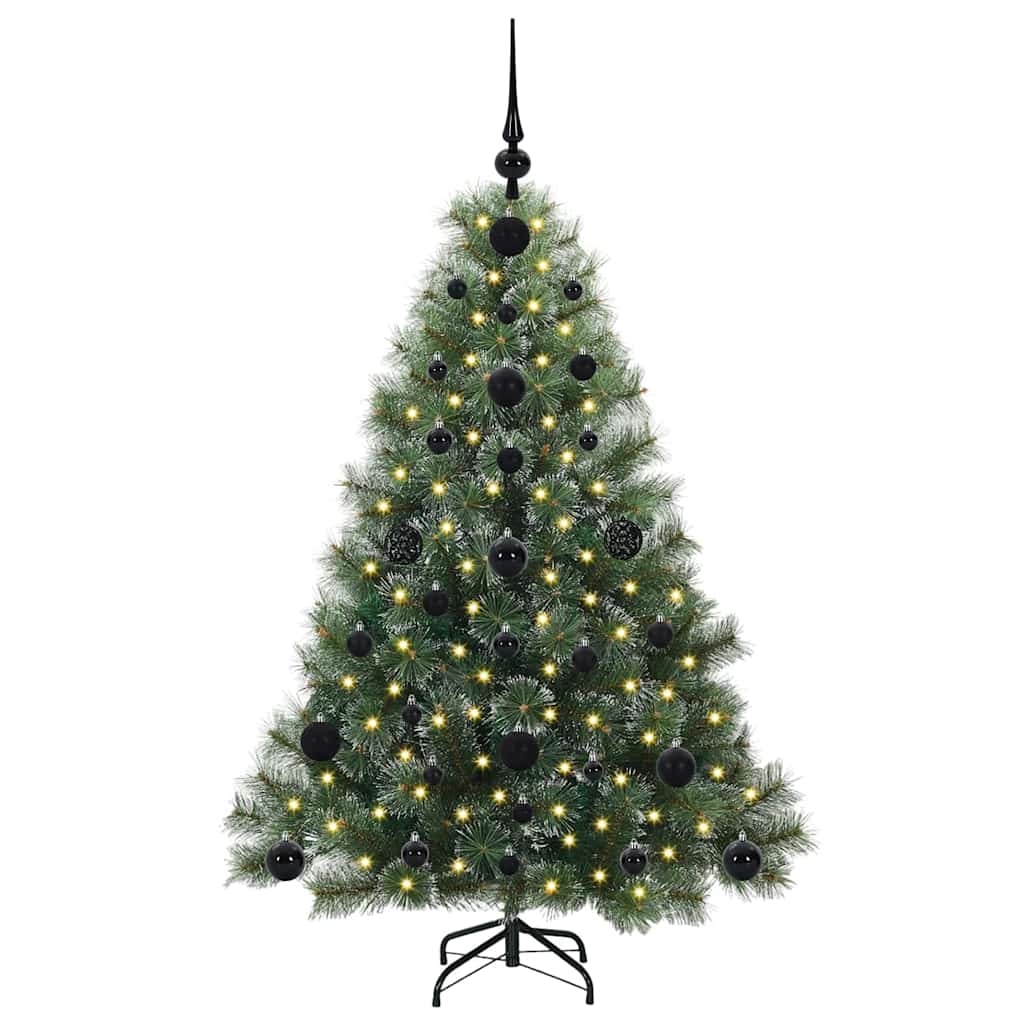 Sapin de Noël artificiel avec 150 LED Vert 120 cm PE et PVC - XIOS