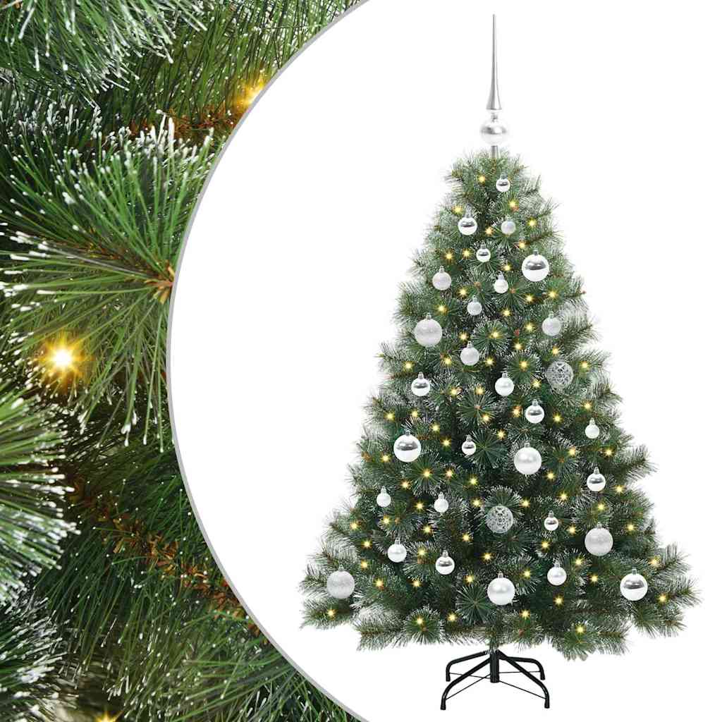 Sapin de Noël artificiel avec 150 LED Vert 120 cm PE et PVC - XIOS