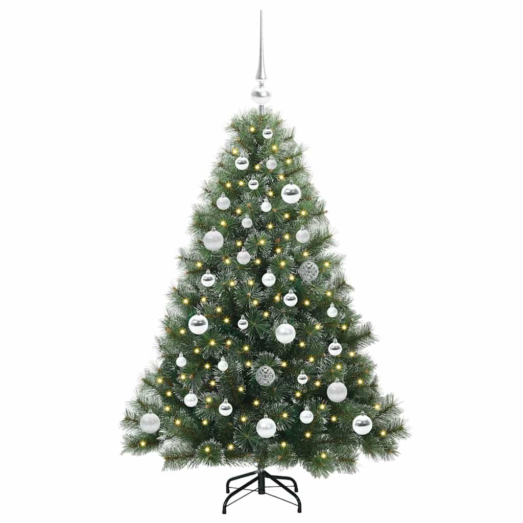 Sapin de Noël artificiel avec 150 LED Vert 120 cm PE et PVC - XIOS