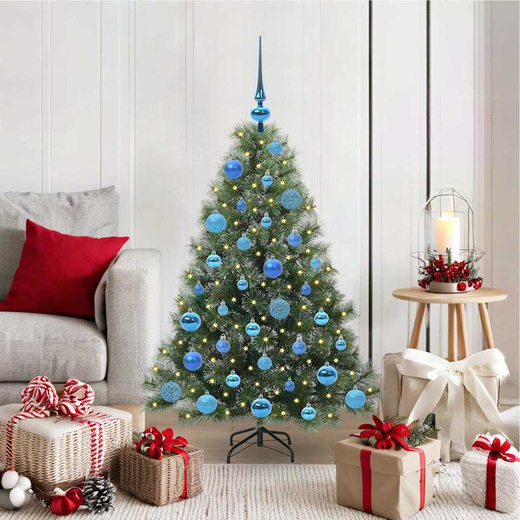Sapin de Noël artificiel avec 150 LED Vert 120 cm PE et PVC - XIOS