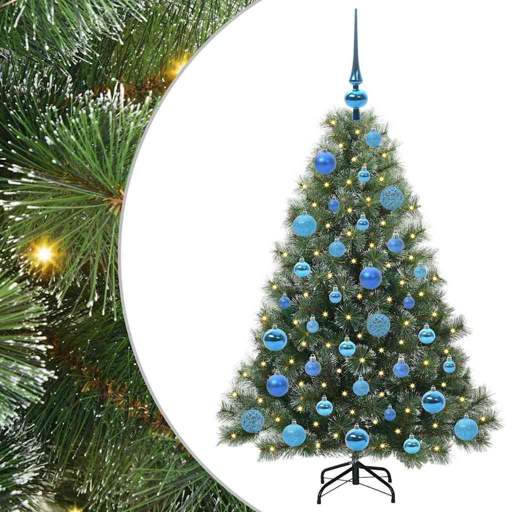 Sapin de Noël artificiel avec 150 LED Vert 120 cm PE et PVC - XIOS