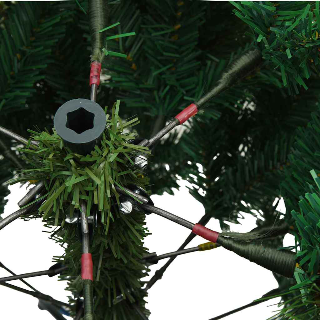 Sapin de Noël artificiel avec 150 LED Vert 150 cm PE et PVC - XIOS