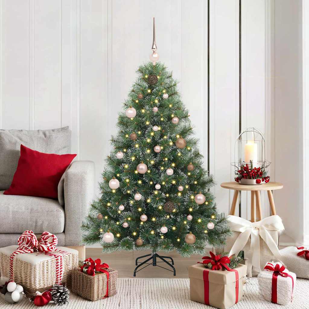 Sapin de Noël artificiel avec 150 LED Vert 150 cm PE et PVC - XIOS