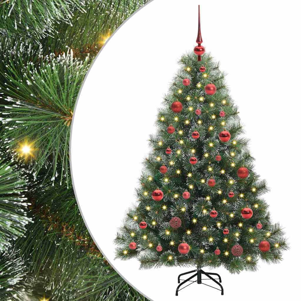 Sapin de Noël artificiel avec 150 LED Vert 150 cm PE et PVC - XIOS