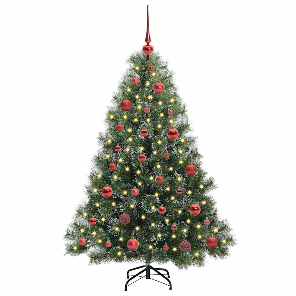 Sapin de Noël artificiel avec 150 LED Vert 150 cm PE et PVC - XIOS