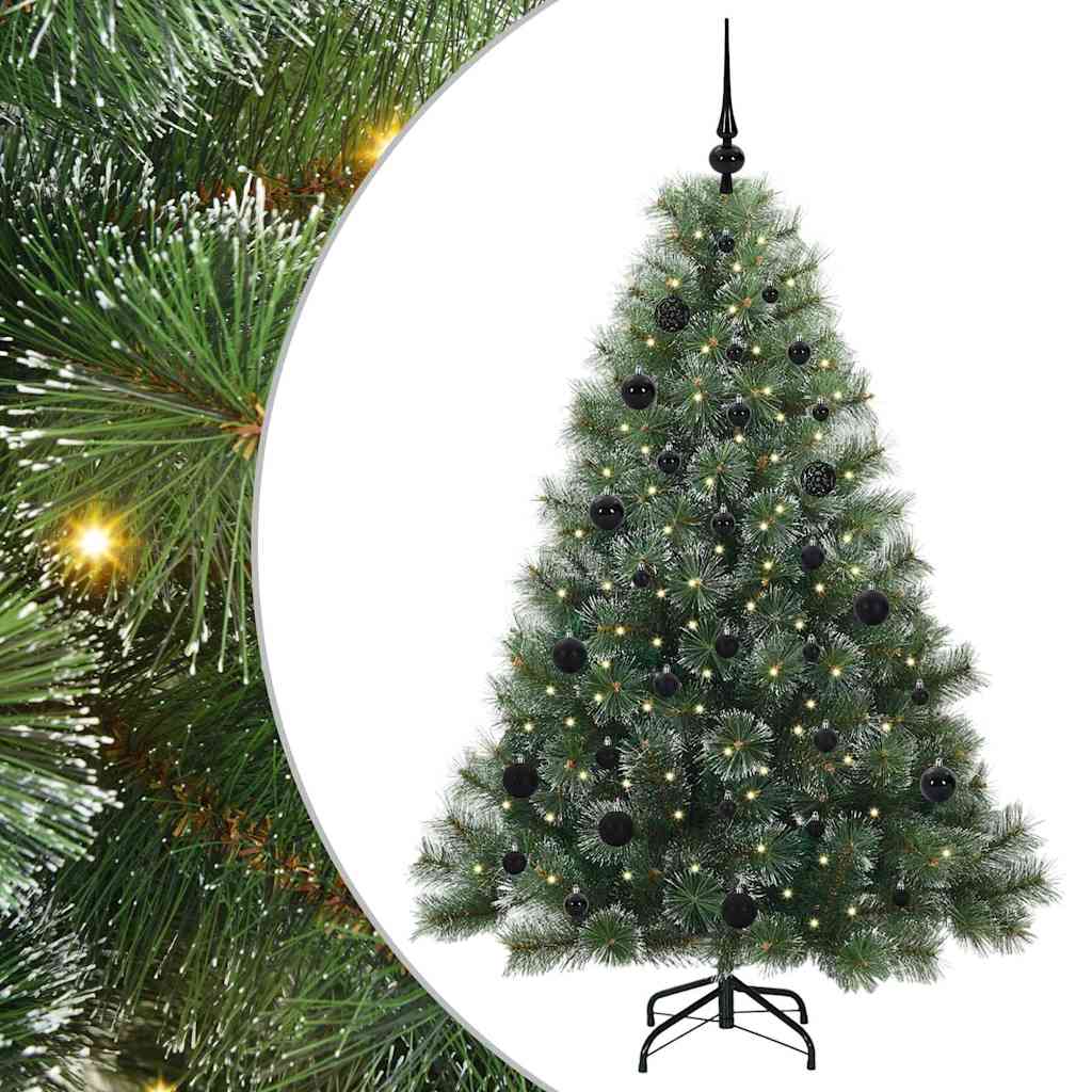 Sapin de Noël artificiel avec 150 LED Vert 150 cm PE et PVC - XIOS