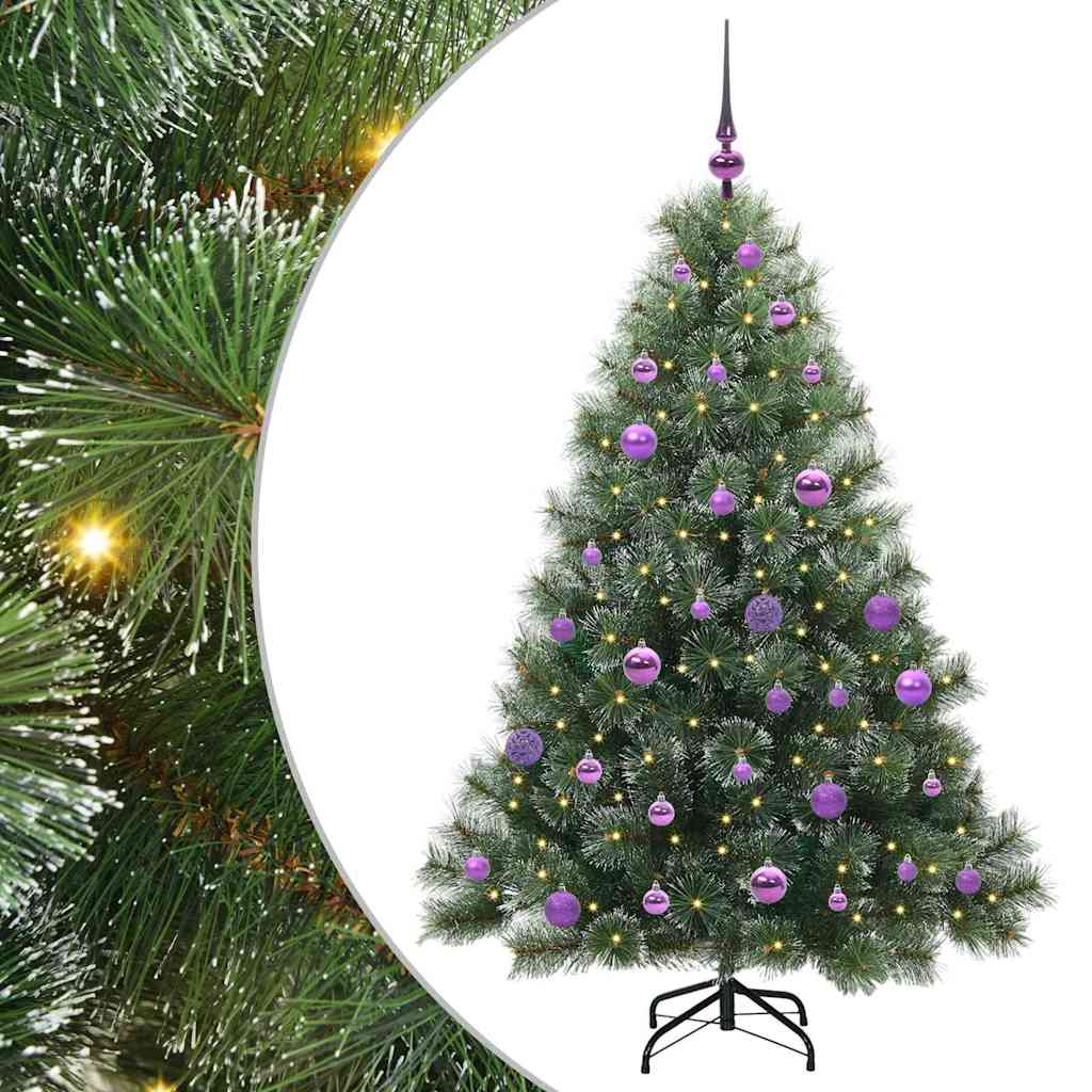 Sapin de Noël artificiel avec 150 LED Vert 150 cm PE et PVC - XIOS
