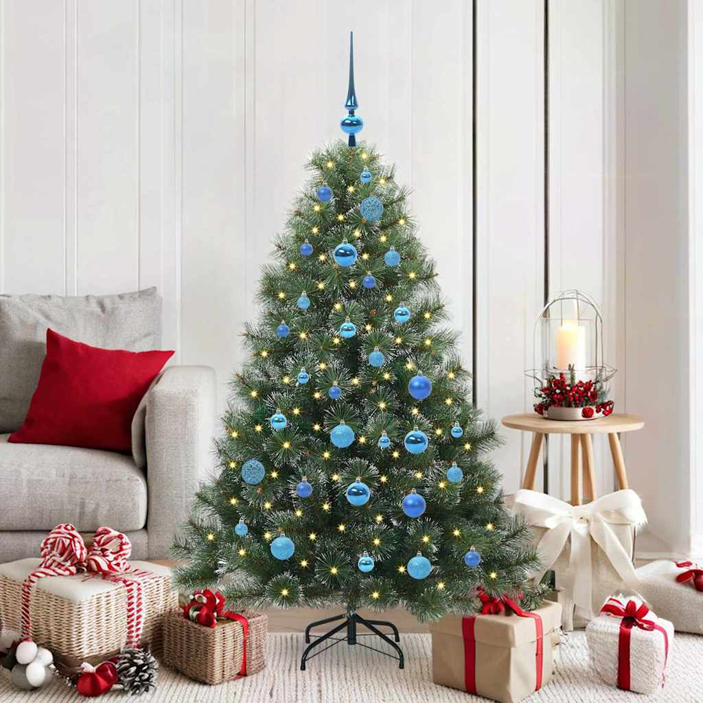 Sapin de Noël artificiel avec 150 LED Vert 150 cm PE et PVC - XIOS