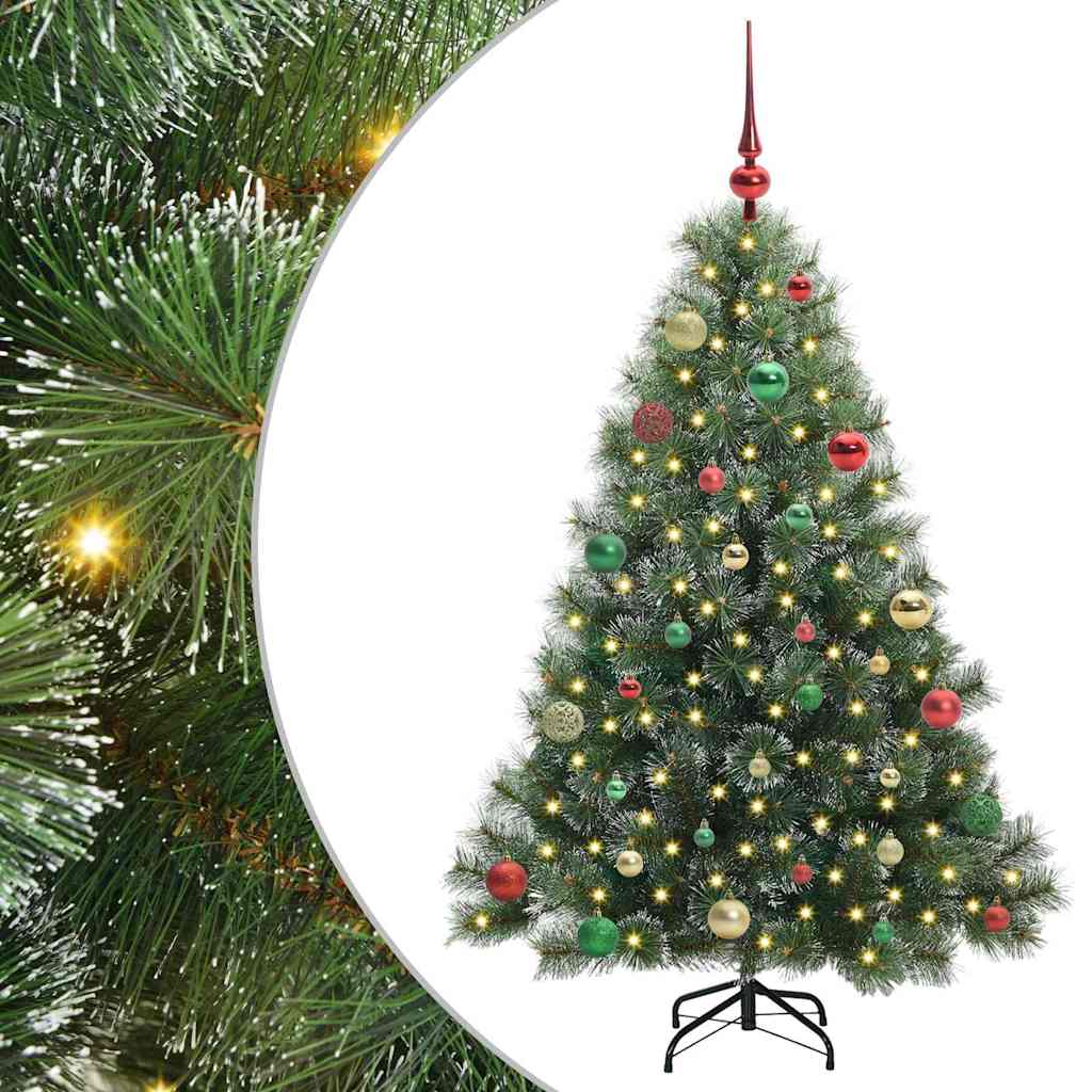 Sapin de Noël artificiel avec 150 LED Vert 150 cm PE et PVC - XIOS