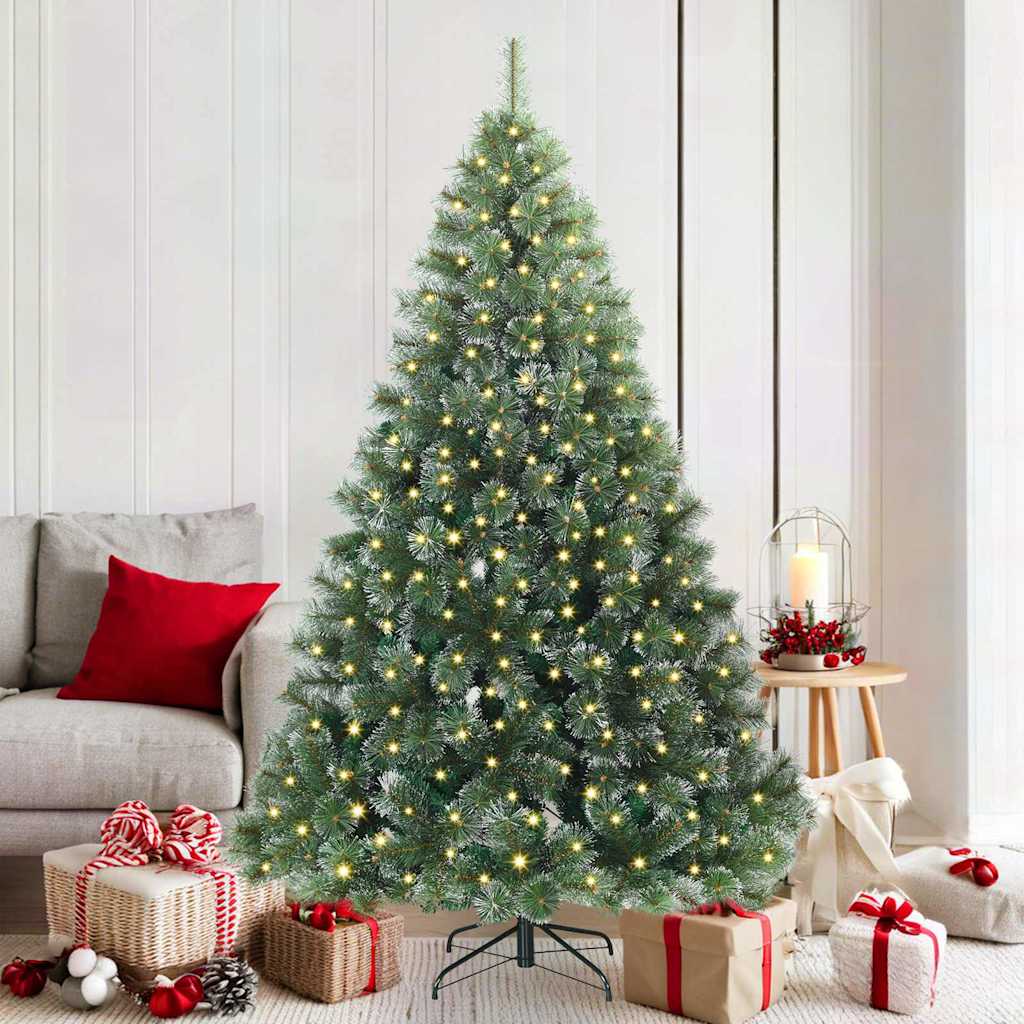 Sapin de Noël artificiel avec 300 LED Vert 180 cm PE et PVC - XIOS