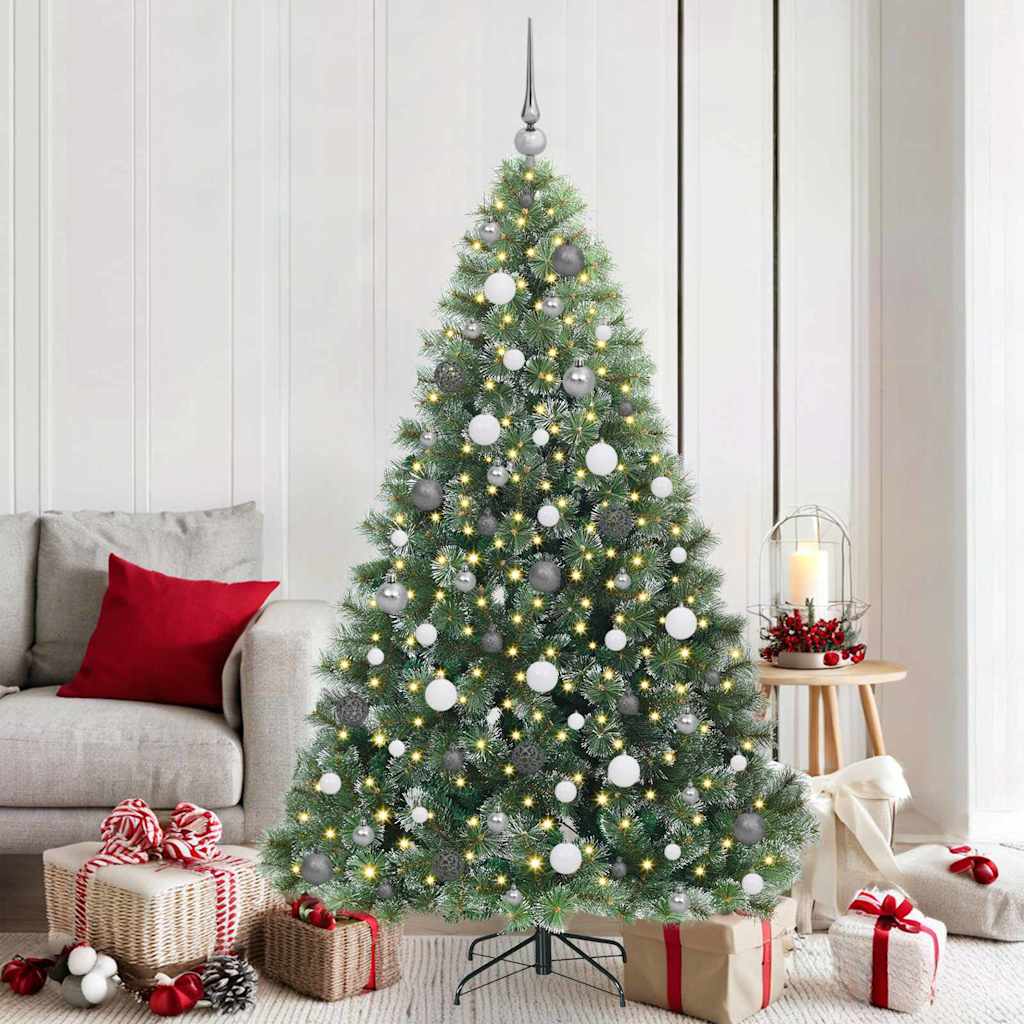 Sapin de Noël artificiel avec 300 LED Vert 180 cm PE et PVC - XIOS