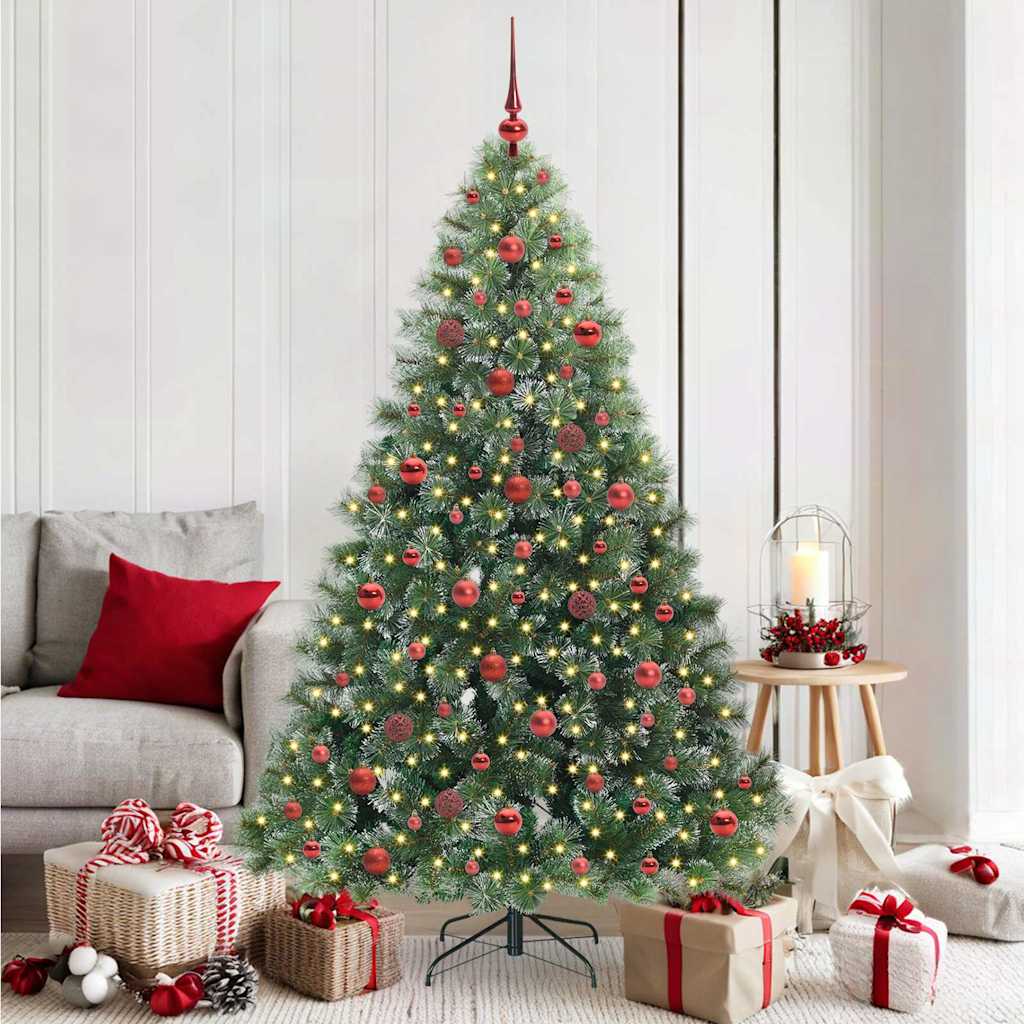 Sapin de Noël artificiel avec 300 LED Vert 180 cm PE et PVC - XIOS