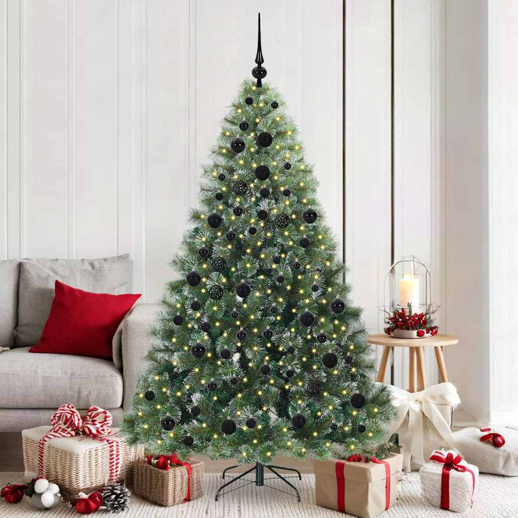 Sapin de Noël artificiel avec 300 LED Vert 180 cm PE et PVC - XIOS