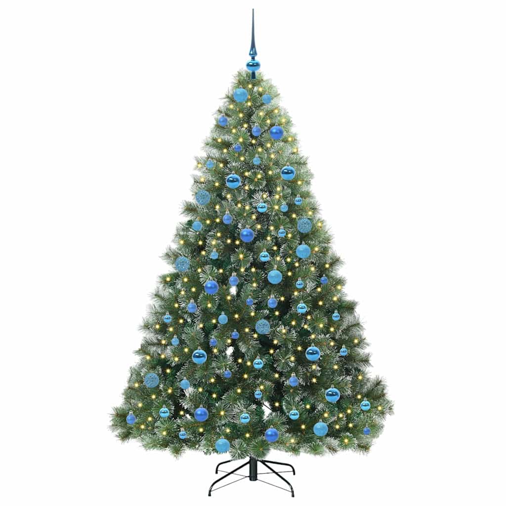 Sapin de Noël artificiel avec 300 LED Vert 180 cm PE et PVC - XIOS