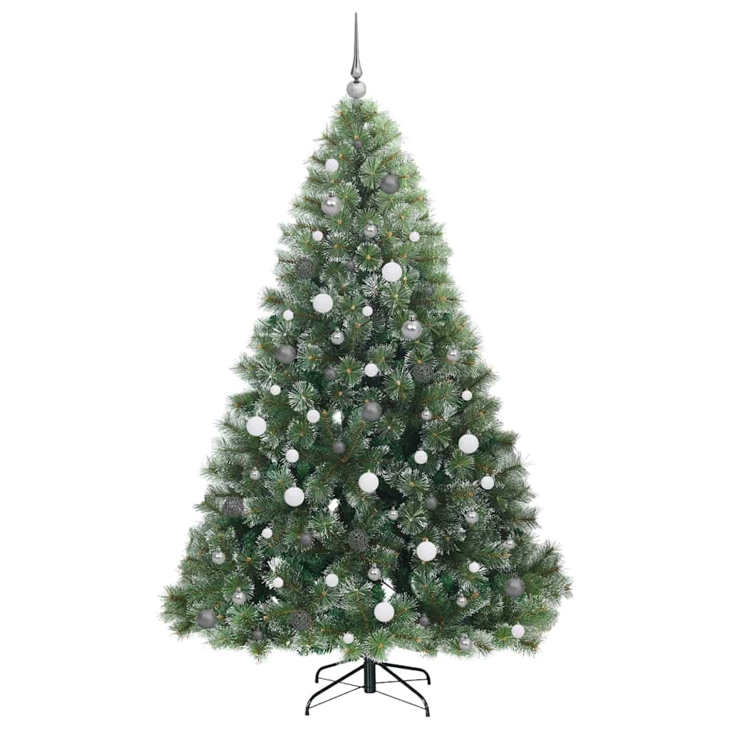 Sapin de Noël artificiel avec 300 LED Vert 210 cm PE et PVC