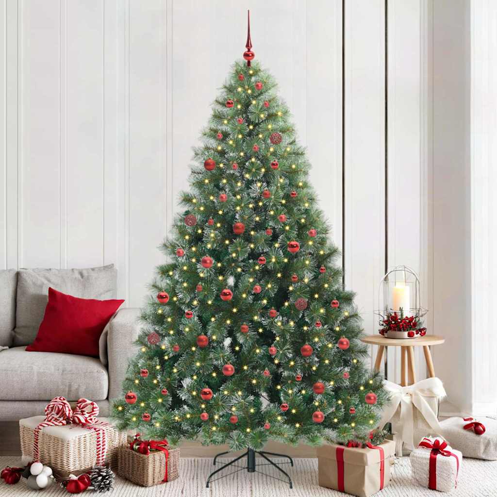 Sapin de Noël artificiel avec 300 LED Vert 210 cm PE et PVC - XIOS