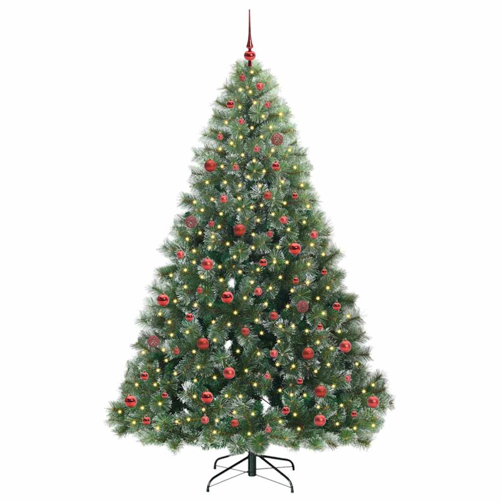 Sapin de Noël artificiel avec 300 LED Vert 210 cm PE et PVC - XIOS