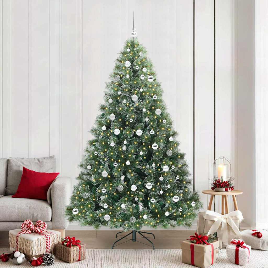 Sapin de Noël artificiel avec 300 LED Vert 210 cm PE et PVC - XIOS