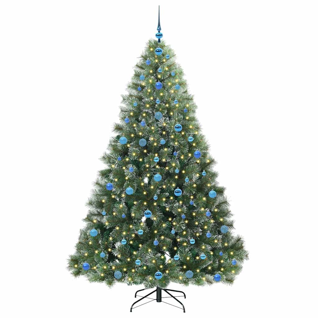 Sapin de Noël artificiel avec 300 LED Vert 210 cm PE et PVC - XIOS