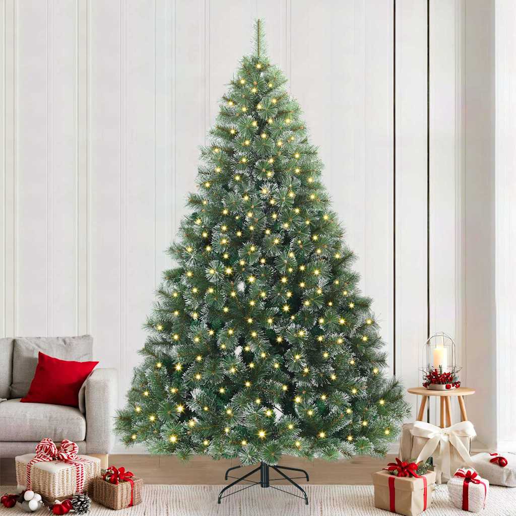 Sapin de Noël artificiel avec 300 LED Vert 240 cm PE et PVC - XIOS