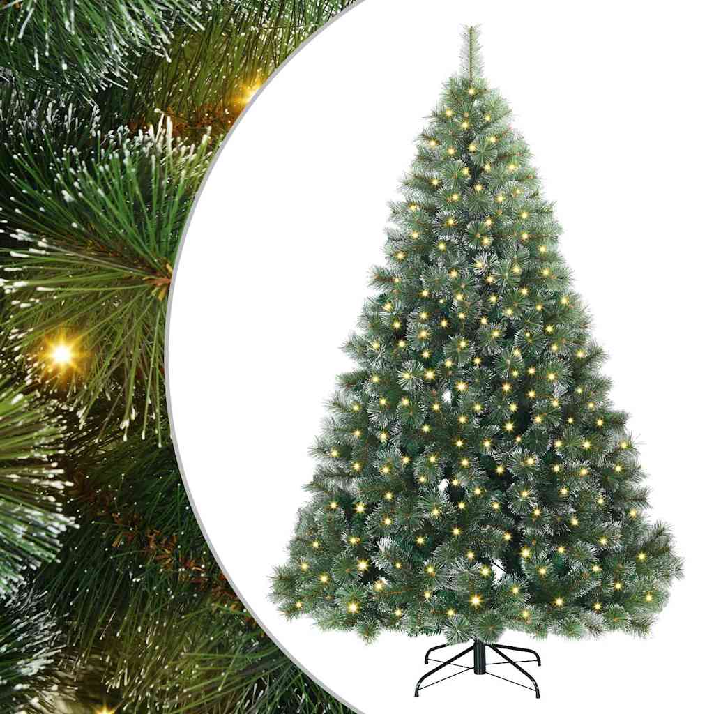 Sapin de Noël artificiel avec 300 LED Vert 240 cm PE et PVC - XIOS