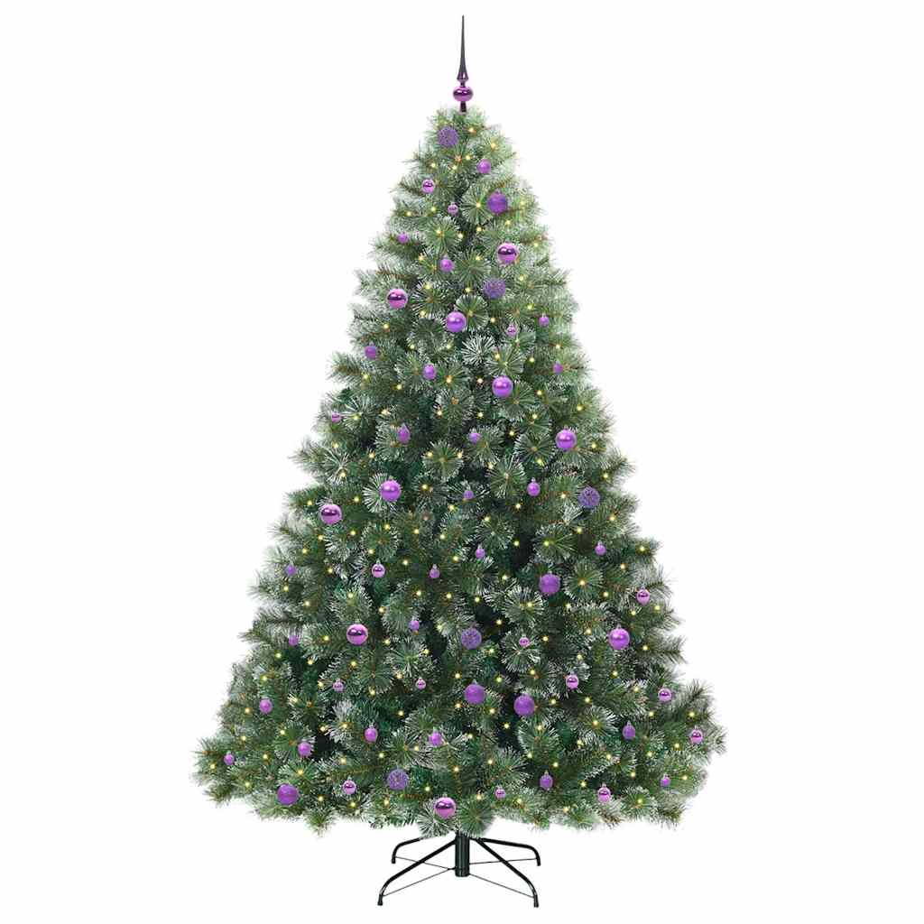 Sapin de Noël artificiel avec 300 LED Vert 240 cm PE et PVC - XIOS