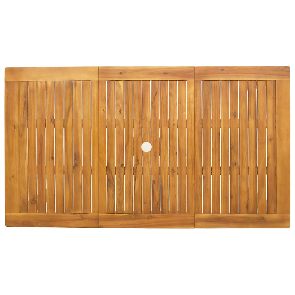Ensemble de salle à manger pour jardin Pliable 7 pcs Marron - XIOS