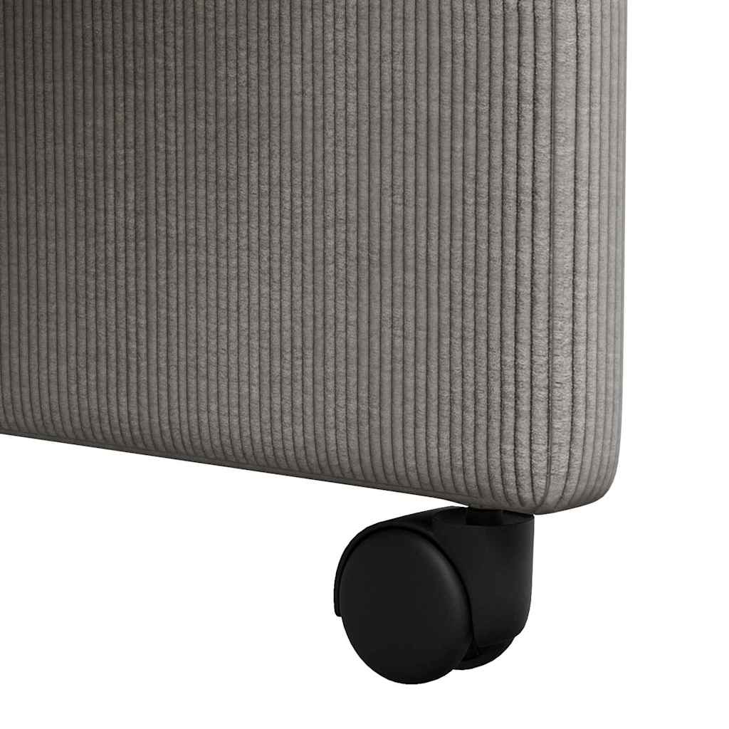 Chaises de Salle à Manger avec Roues 2 pcs Gris clair - XIOS