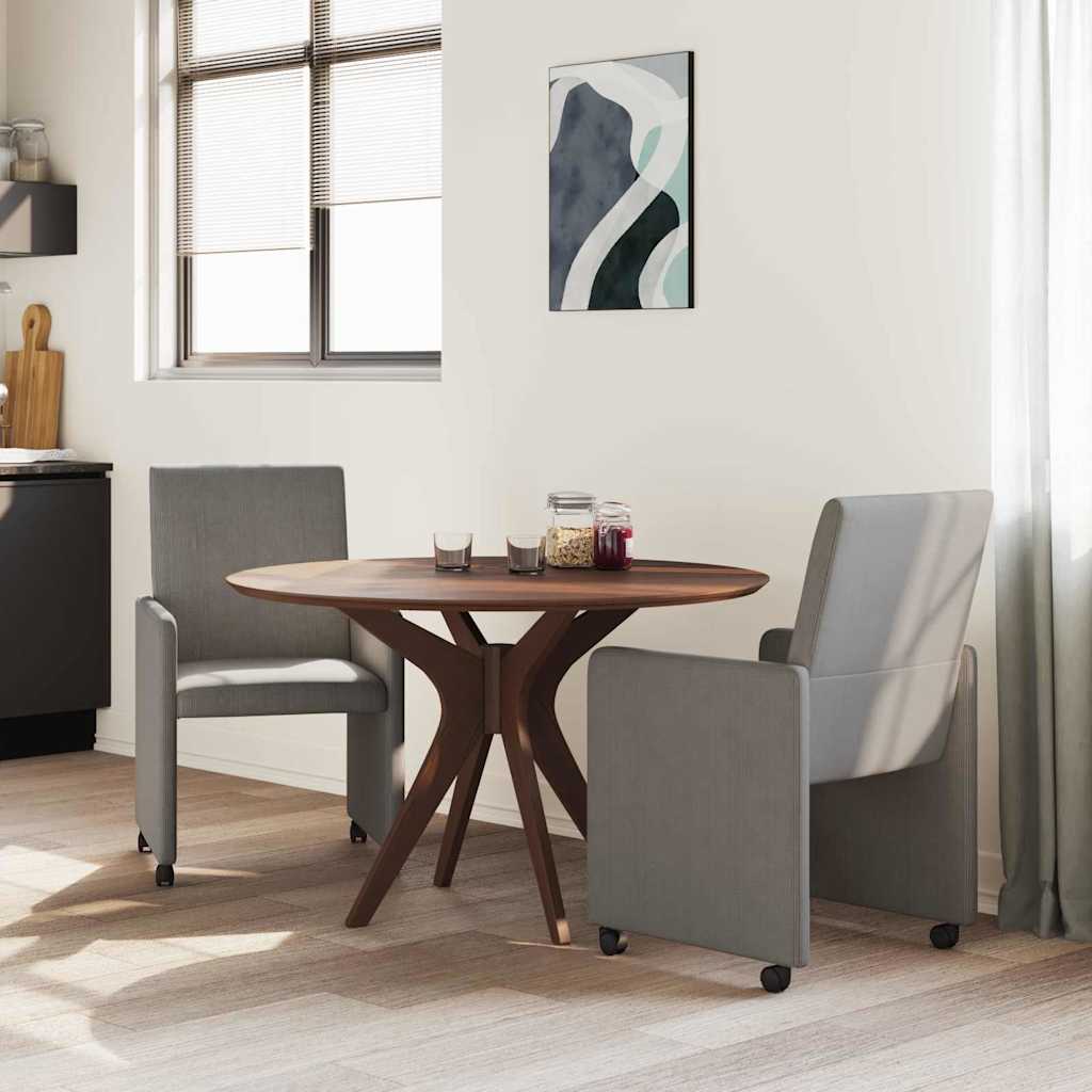 Chaises de Salle à Manger avec Roues 2 pcs Gris clair - XIOS