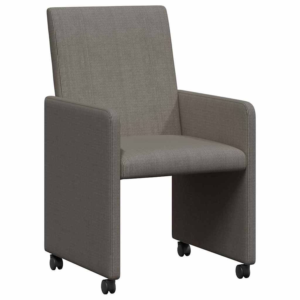 Chaises de Salle à Manger avec Roues 2 pcs Gris clair - XIOS