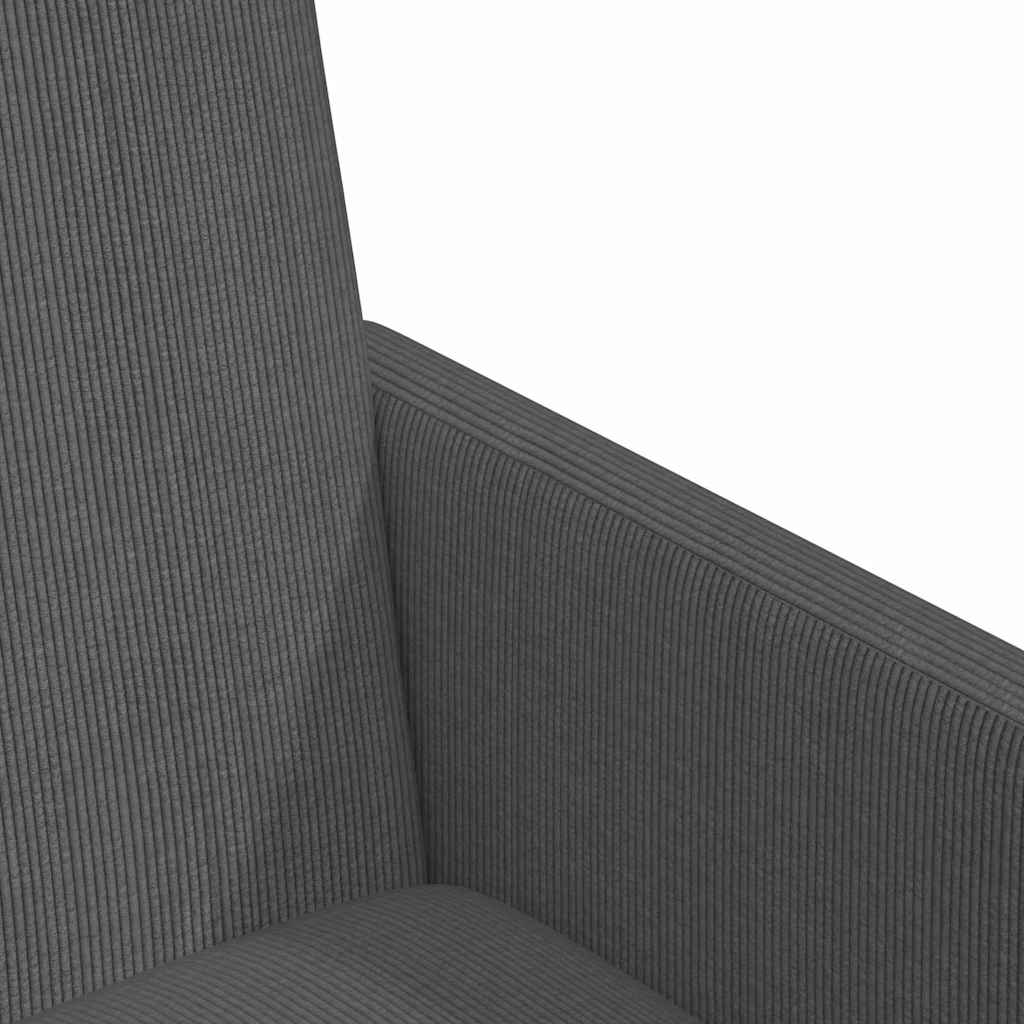 Chaises de Salle à Manger avec Roues 2 pcs Gris foncé - XIOS