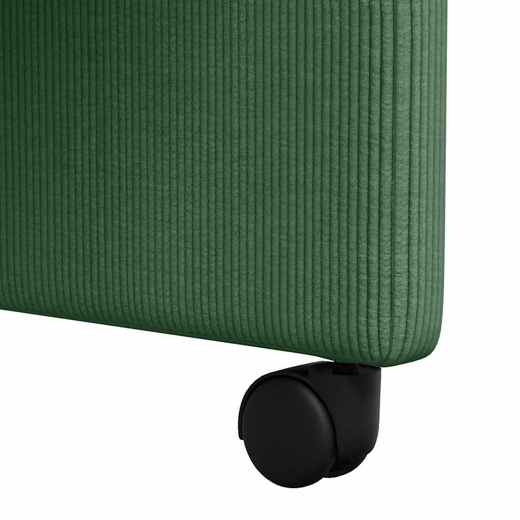 Chaises de Salle à Manger avec Roues 2 pcs Vert gris - XIOS