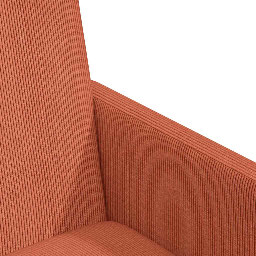 Chaises de Salle à Manger avec Roues 2 pcs Rouge orange - XIOS