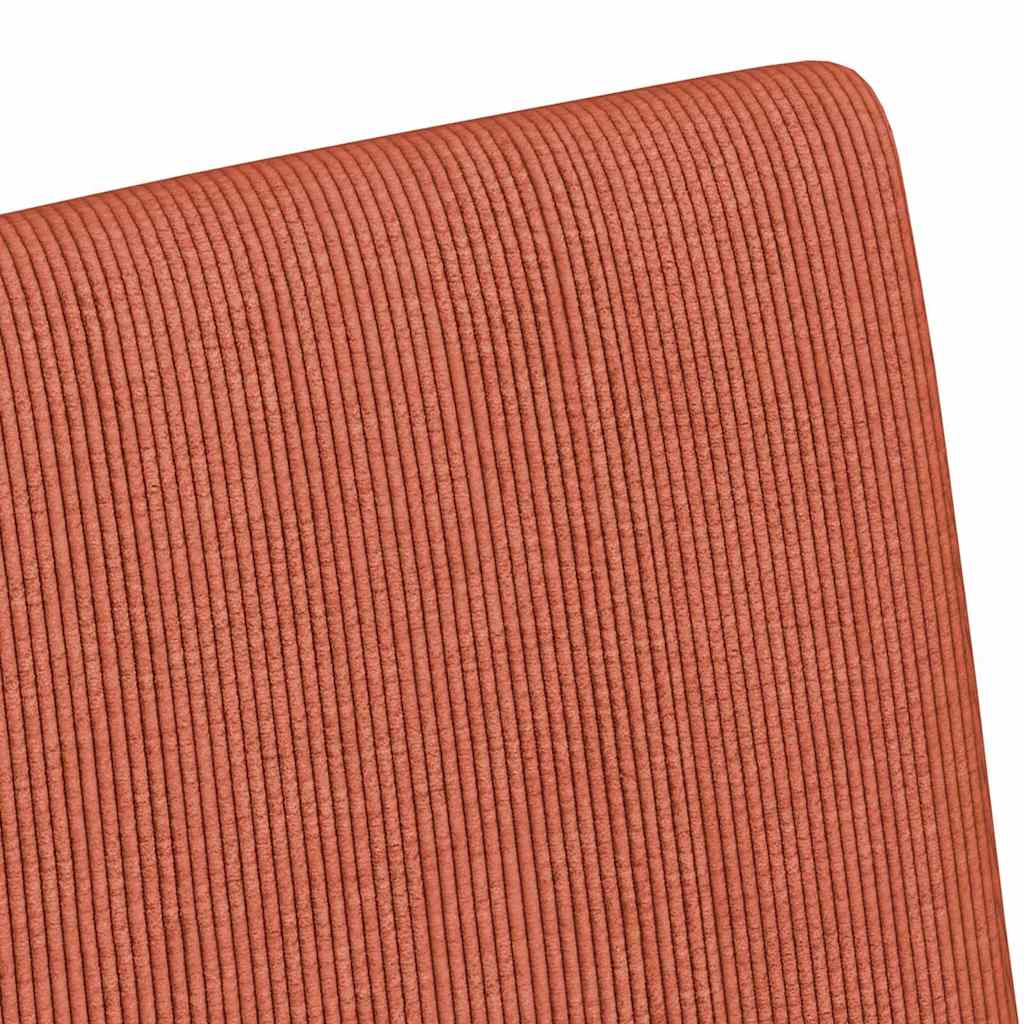 Chaises de Salle à Manger avec Roues 2 pcs Rouge orange - XIOS